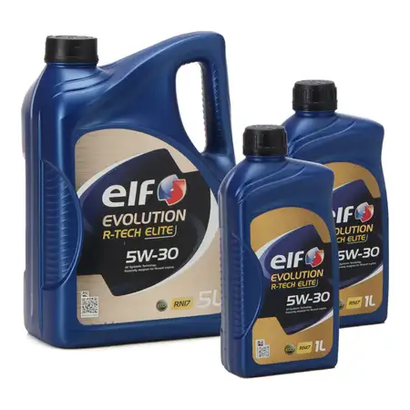 7L 7 Liter elf Evolution R-TECH ELITE 5W-30 5W30 Motor&ouml;l &Ouml;l C3 Renault RN17