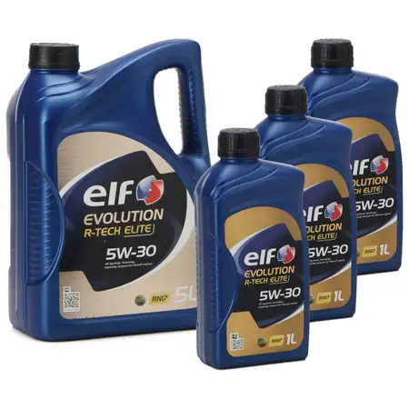 8L 8 Liter elf Evolution R-TECH ELITE 5W-30 5W30 Motor&ouml;l &Ouml;l C3 Renault RN17