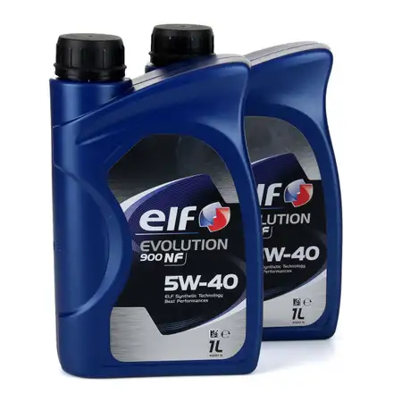 2L 2 Liter elf Evolution 900 NF 5W-40 Motor&ouml;l VW 502.00/505.00 MERCEDES 229.3