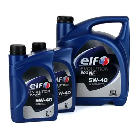 7L 7 Liter elf Evolution 900 NF 5W-40 Motor&ouml;l VW 502.00/505.00 MERCEDES 229.3