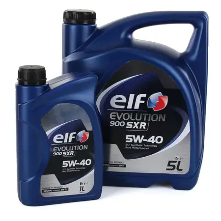 6L 6 Liter elf Evolution 900 SXR 5W-40 Motor&ouml;l RN0700 RN0710 MERCEDES 226.5