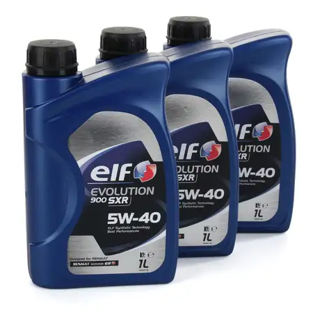 3L 3 Liter elf Evolution 900 SXR 5W-40 Motor&ouml;l RN0700 RN0710 MERCEDES 226.5