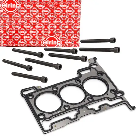 ELRING Zylinderkopfdichtung+ Schrauben Satz FORD Fiesta 6 7 Focus 3 Mondeo 5 1.0 EcoBoost