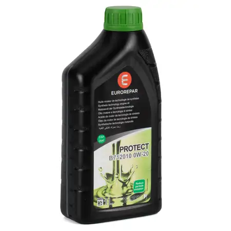 1L 1 Liter EUROREPAR PROTECT 0W-20 Motor&ouml;l &Ouml;l CITROEN PEUGEOT PSA B71 2010