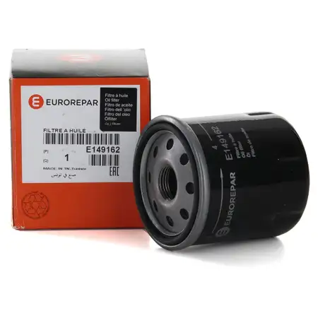 EUROREPAR &Ouml;lfilter CITROEN C1 I II PEUGEOT 107 108 TOYOTA Aygo B1 B4 1.0 E149162