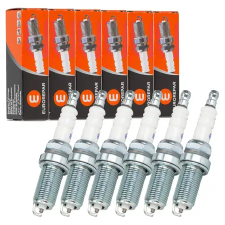 6x EUROREPAR Z&uuml;ndkerze PSA C5 C6 C8 406 3.0 V6 VOLVO S80 II XC90 I 3.2 1625935380