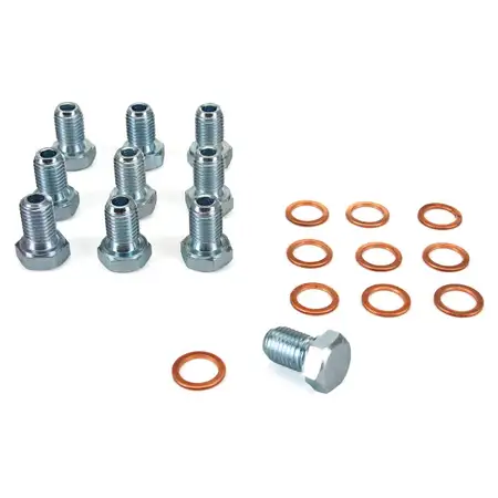 10x FA1 &Ouml;lablassschraube M12x1,5x18mm + Dichtring f&uuml;r BMW E36 E46 E34 E39 E60 11131273093