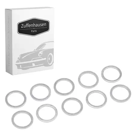 10x Dichtring 10x13,5mm f&uuml;r PORSCHE 911 3.0/3.3 SC 959 Boxster (986) 90012314430