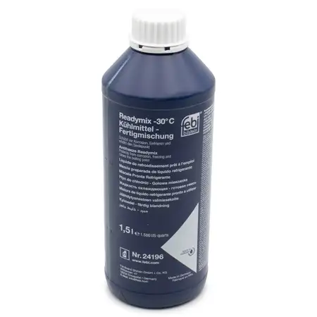 1,5L FEBI 24196 K&uuml;hlerfrostschutz BLAU READY MIX f&uuml;r MERCEDES-BENZ 235.0 0009890825