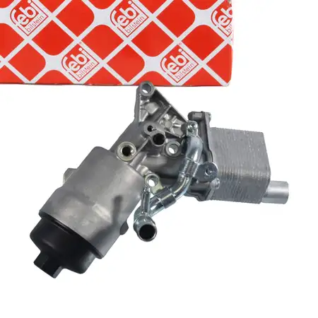 FEBI 183631 &Ouml;lk&uuml;hler + &Ouml;lfilter + Geh&auml;use OPEL Astra J Corsa D E Insignia A Zafira C 1.4