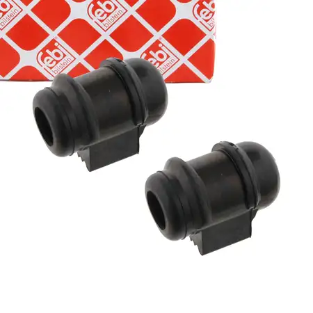 2x FEBI 31008 Stabilisatorlager RENAULT Clio 2 Megane 1 Vorderachse au&szlig;en 7700784171