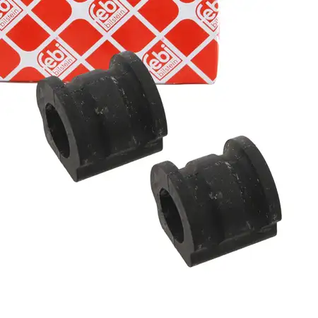 2x FEBI 31350 Stabilisatorlager VW Polo 9N 9A AUDI A2 8Z SKODA Fabia 1 6Y vorne 8Z0411314B