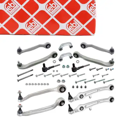 FEBI 176159 Querlenker Satz Lenkersatz Radaufh&auml;ngung AUDI A6 C6 Vorderachse links rechts