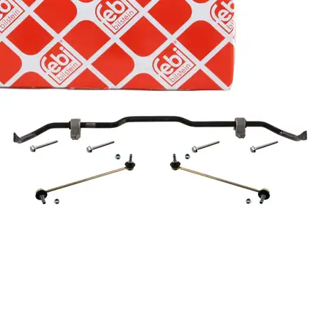 FEBI 45307 PROKIT Stabilisator + 2x Koppelstange VW Golf 5 6 Touran AUDI A3 8P vorne