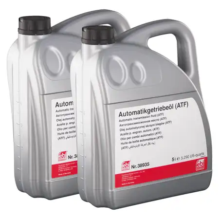 10L 10 Liter FEBI ATF Automatikgetriebe&ouml;l AUDI BMW HYUNDAI JAGUAR PORSCHE VW