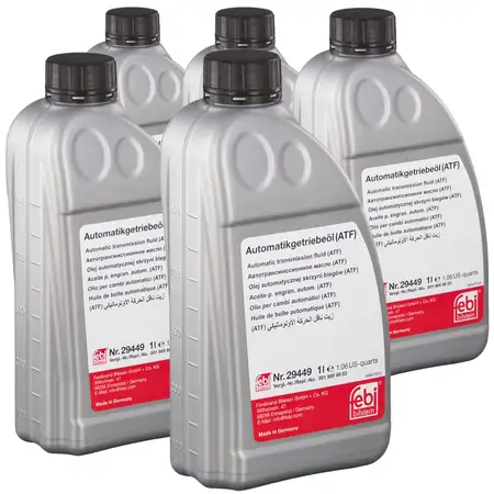 5L 5 Liter FEBI Automatikgetriebe&ouml;l ATF 134 MERCEDES MB 236.14 DSIH 6P805