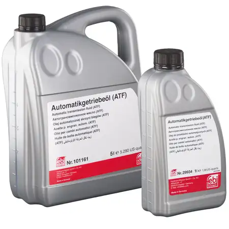 6L 6 Liter FEBI Automatikgetriebe&ouml;l ATF BMW FORD MINI OPEL PSA VOLVO VW