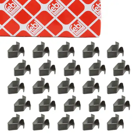 25x FEBI 100626 Clip Klammer Innenraumverkleidung f&uuml;r AUDI SEAT SKODA VW 4A0867276B