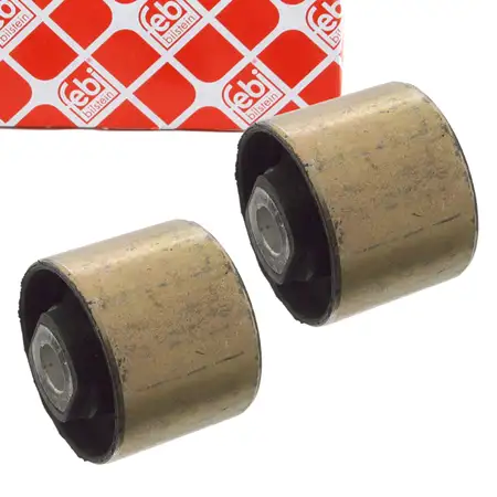 2x FEBI 07622 Lagerung Hinterachslager Tonnenlager Buchse AUDI 100 A6 (4A C4) hinten