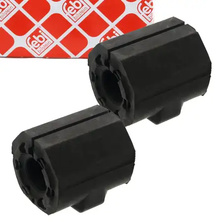 2x FEBI 02757 Stabilisatorlager VW Polo Derby 86 86c AUDI 50 (863) vorne