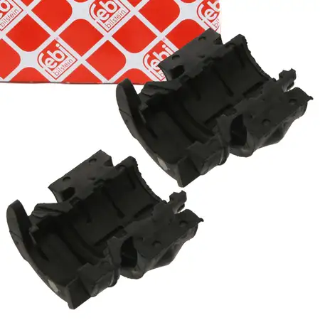 2x FEBI 39193 Stabilisatorlager VW Touareg (7P) PR-1BW hinten 7P0511413A