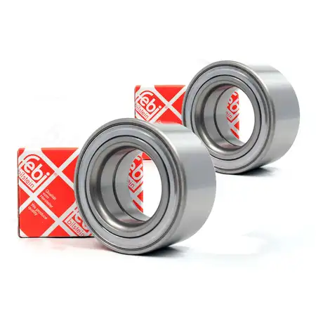 2x FEBI Radlager f&uuml;r BMW 1er E81-E88 3er E90-E93 Z4 E85 E86 E89 hinten 33416762317