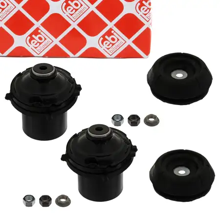 2x FEBI 37768 Federbeinlager + Anschlagpuffer f&uuml;r OPEL ASTRA G CORSA D ZAFIRA A vorne