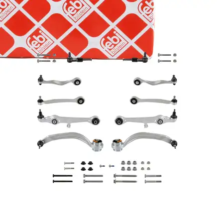 FEBI 21500 Querlenker Satz AUDI A4 B5 A6 C5 VW Passat 3B 10-teilig 8D0498998