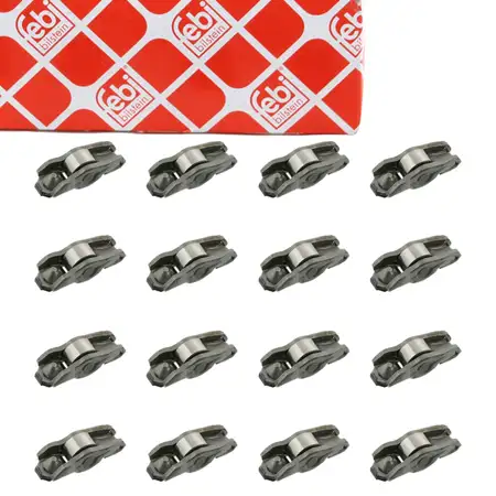 16x FEBI 28344 Kipphebel Schlepphebel ALFA ROMEO CITROEN FIAT FORD OPEL PEUGEOT 1.3 D