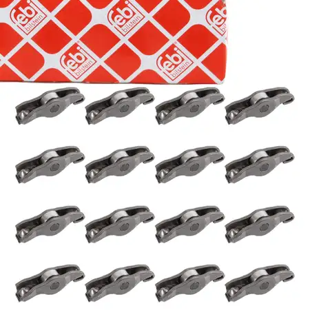 16x FEBI 30149 Kipphebel Schlepphebel HONDA Accord 7 Civic 8 CR-V 2 3 FR-V 2.2 CTDi