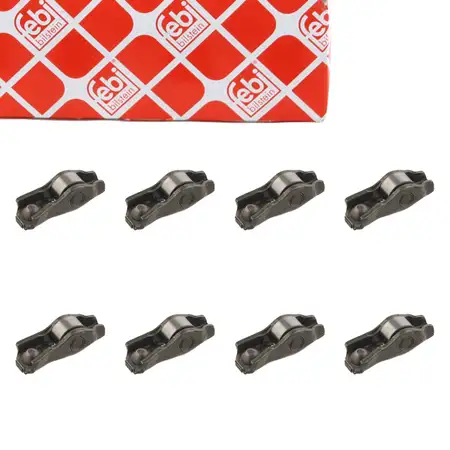 8x FEBI 31268 AUSLASSSEITE Kipphebel Schlepphebel BMW CITROEN DS MINI OPEL PEUGEOT