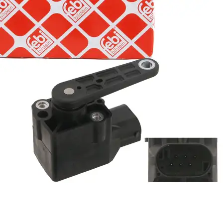 FEBI Sensor Leuchtweitenregulierung XENON BMW 1er E81 3er E46 E90 5er E39 E61 E63 vorne