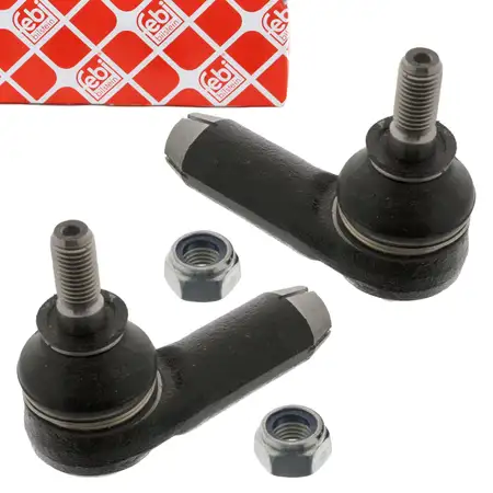 2x FEBI PROKIT Spurstangenkopf Spurstangengelenk AUDI 100 200 C2 C3 A6 C4 V8 vorne