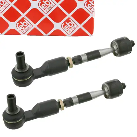 2x FEBI Spurstange + Spurstangenkopf VW Passat B5 AUDI A4 B5 A6 C5 A8 4D Superb 1 vorne