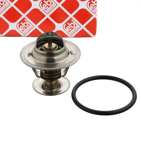 FEBI 18282 Thermostat 82&deg;C + Dichtung VW Golf 3 1H1 2.0 GTI 16V BJ 10.89-07.98 037121113