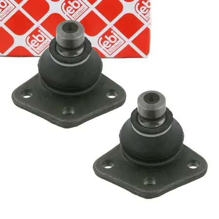 2x FEBI 04453 Traggelenk VW Golf 1 Caddy 1 Scirocco 1 PORSCHE 924 vorne unten