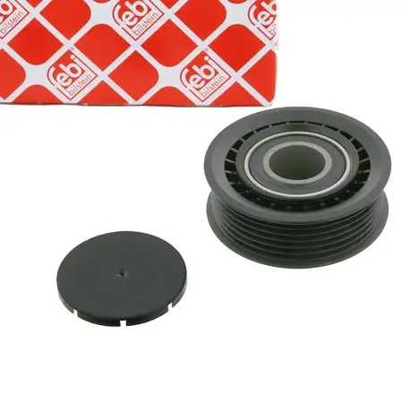 FEBI 11273 Umlenkrolle Keilrippenriemen VW LT 28-35 2 28-46 2 2.5 SDI TDI 074145278D