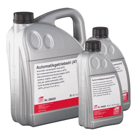 7L 7 Liter FEBI ATF Automatikgetriebe&ouml;l AUDI BMW HYUNDAI JAGUAR PORSCHE VW