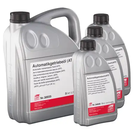 8L 8 Liter FEBI ATF Automatikgetriebe&ouml;l AUDI BMW HYUNDAI JAGUAR PORSCHE VW