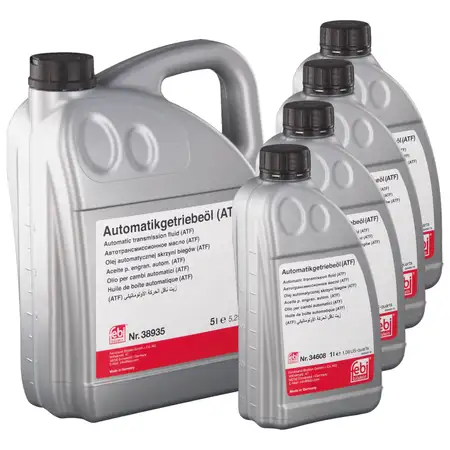 9L 9 Liter FEBI ATF Automatikgetriebe&ouml;l AUDI BMW HYUNDAI JAGUAR PORSCHE VW