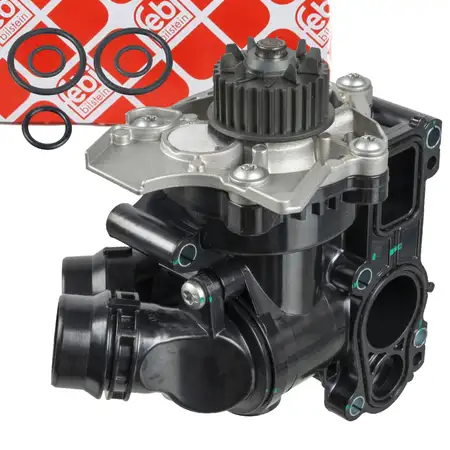 FEBI 174765 Wasserpumpe + Thermostat VW Golf 5 6 Passat B6 B7 Sharan Tiguan 1.8/2.0 TSI