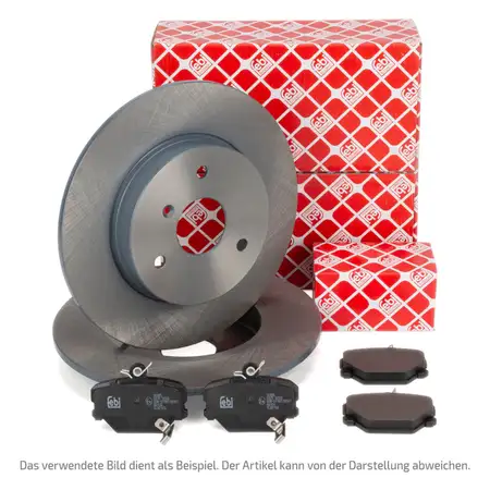 FEBI Bremsscheiben + Bremsbel&auml;ge CITROEN C4 Cactus bis ORGA 15063 PEUGEOT 301 vorne