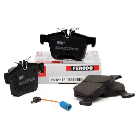 FERODO Bremsbel&auml;ge + WKK f&uuml;r MERCEDES C-Klasse W205 A205 C205 S205 GLC X253 C253 hinten