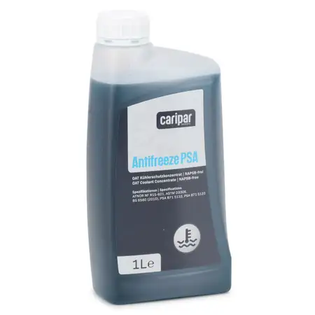 1L 1 Liter CARIPAR ANTIFREEZE PSA Frostschutz K&uuml;hlerfrostschutz Konzentrat