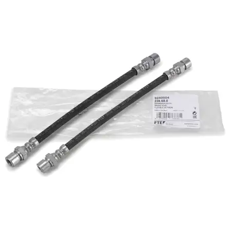 2x FTE 9240004 Bremsschlauch VW K&auml;fer Bulli T1 1500,1600 PORSCHE 914 hinten 211611775B