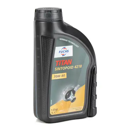 1L FUCHS TITAN SINTOPOID 4218 70W-80 Achsgetriebe&ouml;l API GL-5 BMW 83222413512