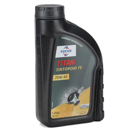 1L 1 Liter FUCHS TITAN SINTOPOID FE SAE 75W-85 Achs&ouml;l Achsgetriebe&ouml;l API GL-5