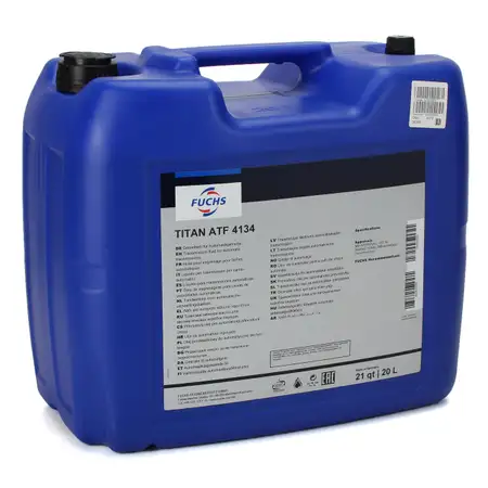 20L 20 Liter FUCHS TITAN ATF 4134 Getriebe&ouml;l Automatikgetriebe&ouml;l MB 236.14 NAG2