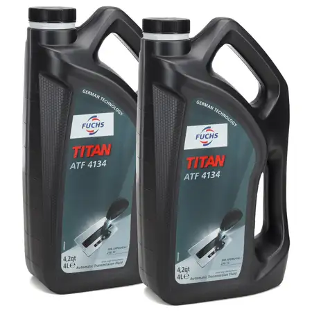 8L 8 Liter FUCHS Getriebe&ouml;l Automatikgetriebe&ouml;l TITAN ATF 4134 MB 236.14