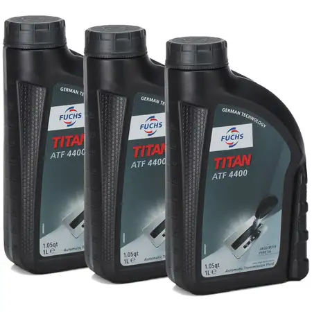 3L 3 Liter FUCHS TITAN ATF 4400 Getriebe&ouml;l Automatik&ouml;l Automatikgetriebe&ouml;l